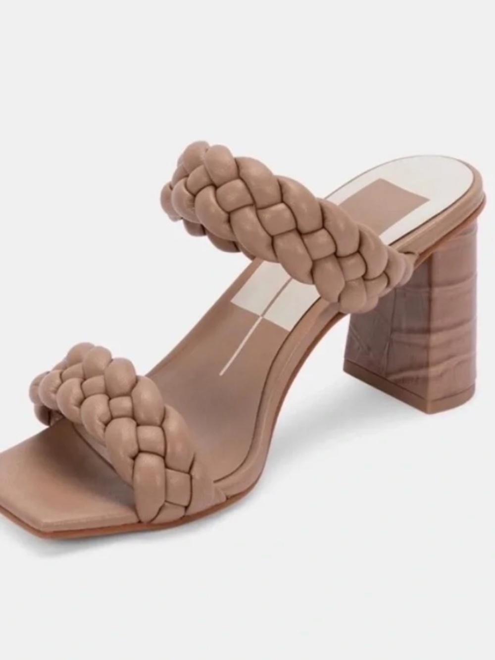 Dolce Vita Paily braided block heel sandal 7